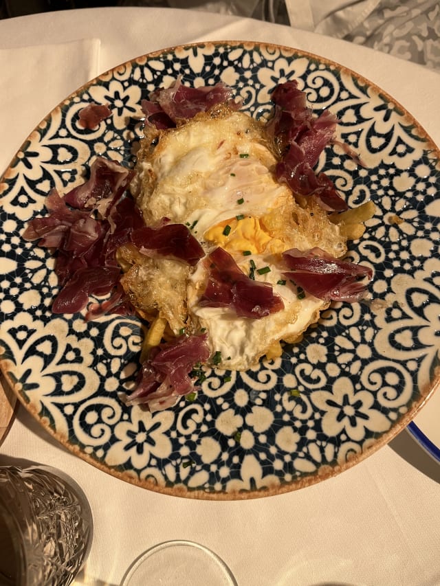 Huevos estrellados - La Fonda, Barcelona