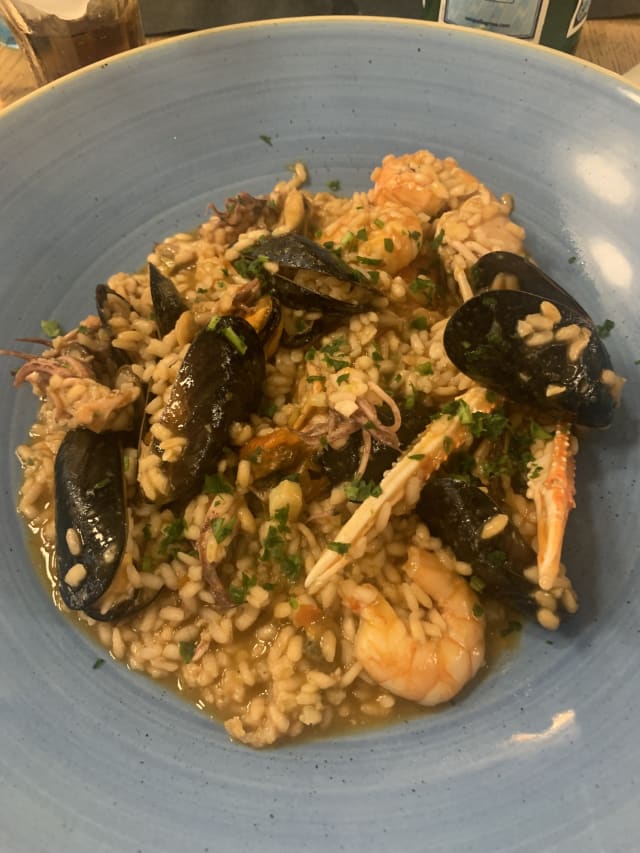 Risotto del Pescatore - Ristorante Sabbioni