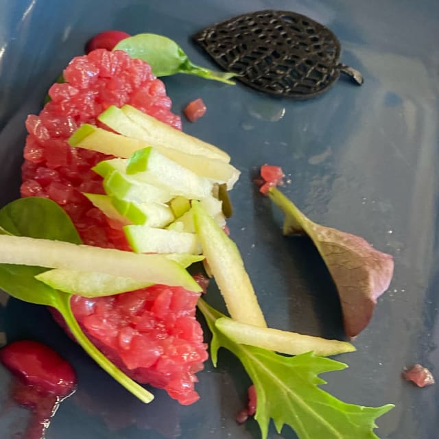 Tartare di carne salada con mela alla julienne - Trattoria Locanda alla Rosa