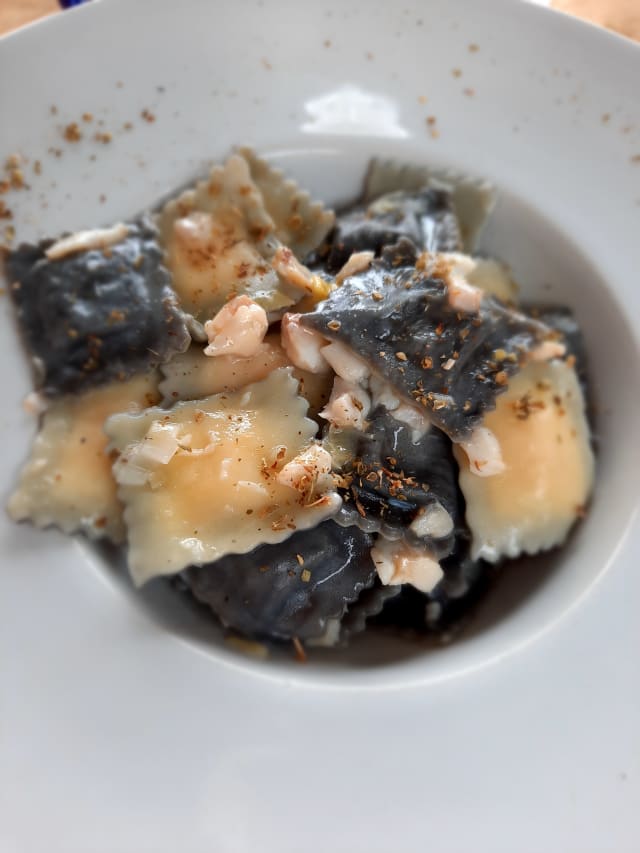 Ravioli di pesce al bianco di orata - Cala Torcida