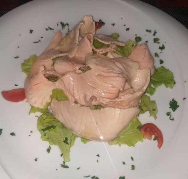 Salmone marinato al pepe rosa - Cantina 26, Rome