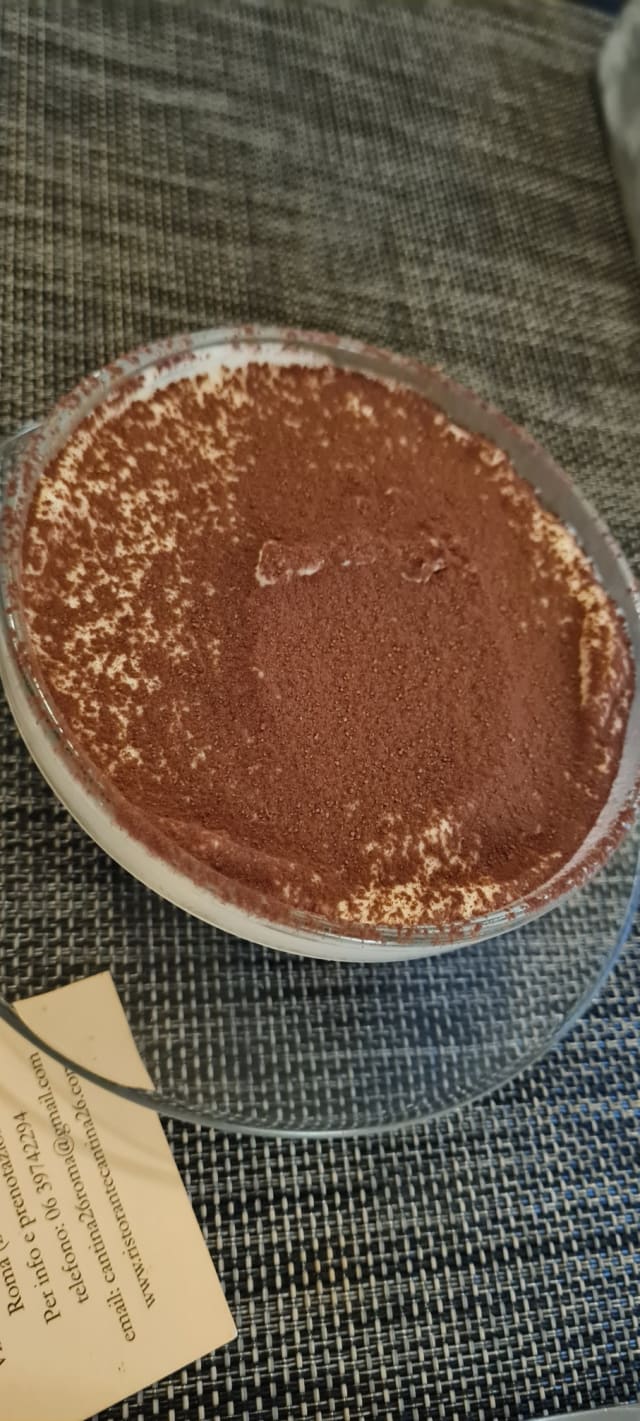 Tiramisù - Cantina 26, Rome