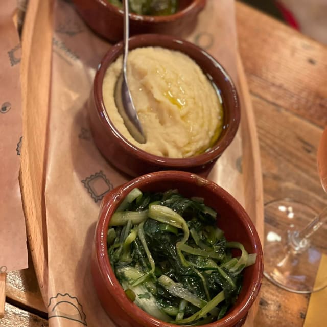 Terrina fave-cicorie-cornaletti - La Pasteria (bottega della pasta), Martina Franca