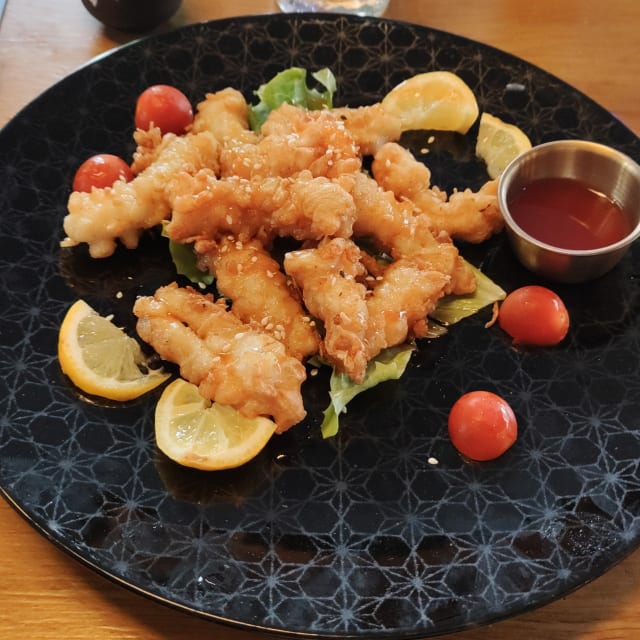 Fried squid  - Kimgogi, Paris