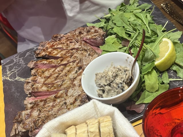 Entrecôte alla griglia - Enoteca Strozzi Ristorante, Florence