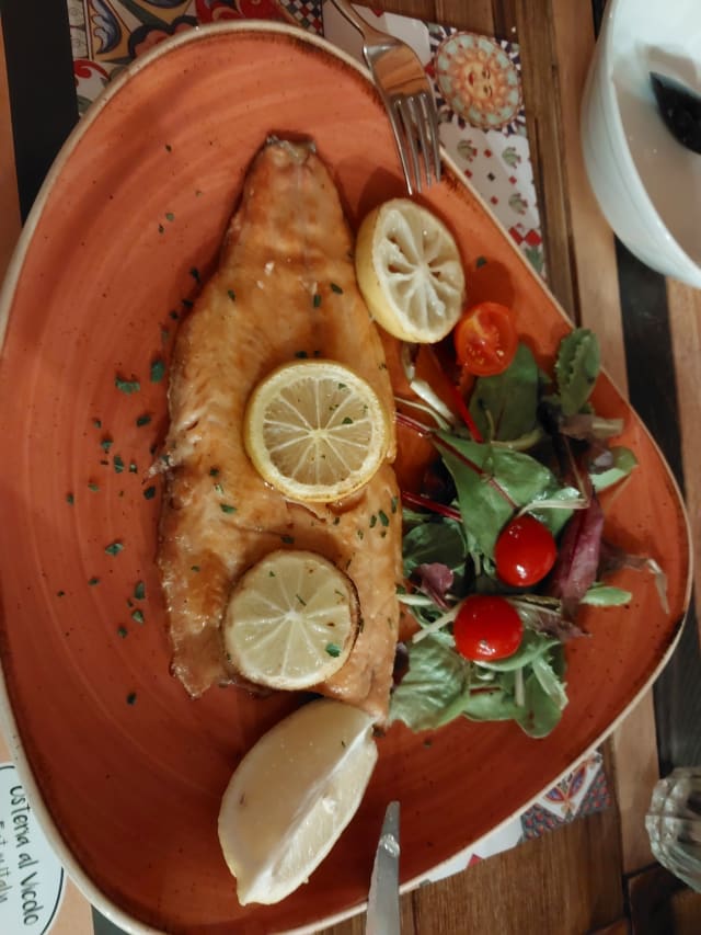 Filetto di trota ai limoni del lago - Osteria al Vicolo, Garda