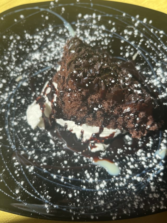 Brownie e gelato e caramello - Salsamente, Rome