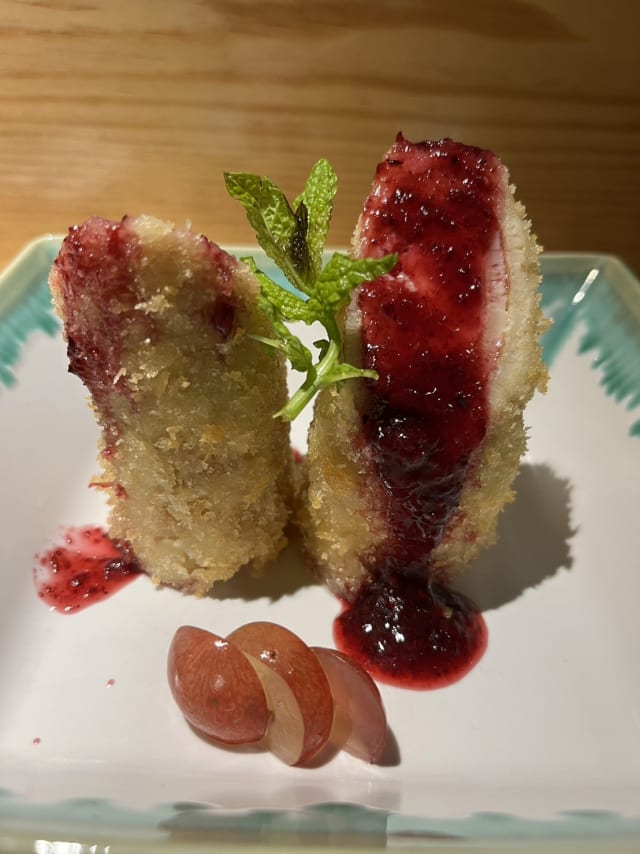 Tempura de sorvete - Aron Sushi - Estefânia