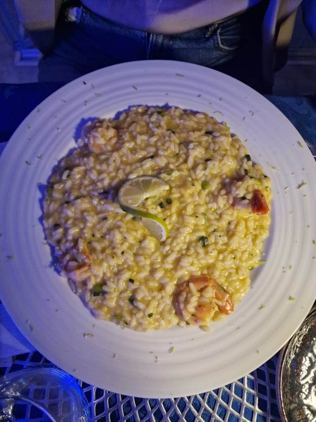 Risotto gamberi e zucchine al profumo di lime  - Acquaseltz