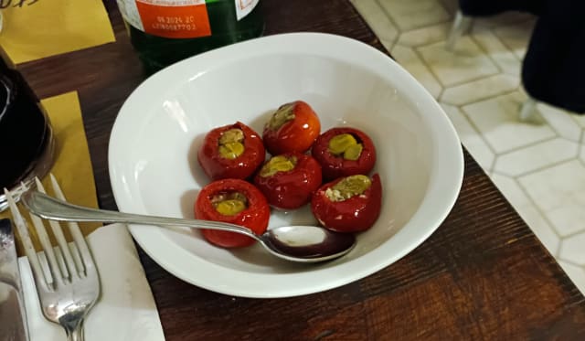 peperoncini del nostro orto ripieni di tonno  - Grazzano Antica Stazione