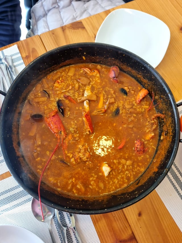 Arroz caldoso de bogavante - Luanik, Marisqueria i Arrosseria, La Garriga