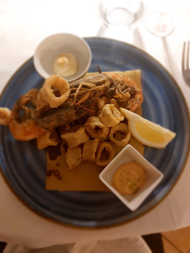 Frittura gamberi e calamari - Club Nautico della Vela