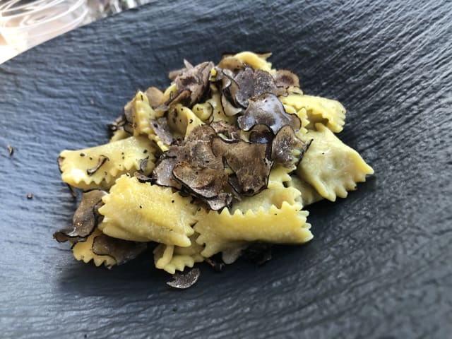 Raviolini del plin al tartufo nero  - L'Inedito Vigin Mudest