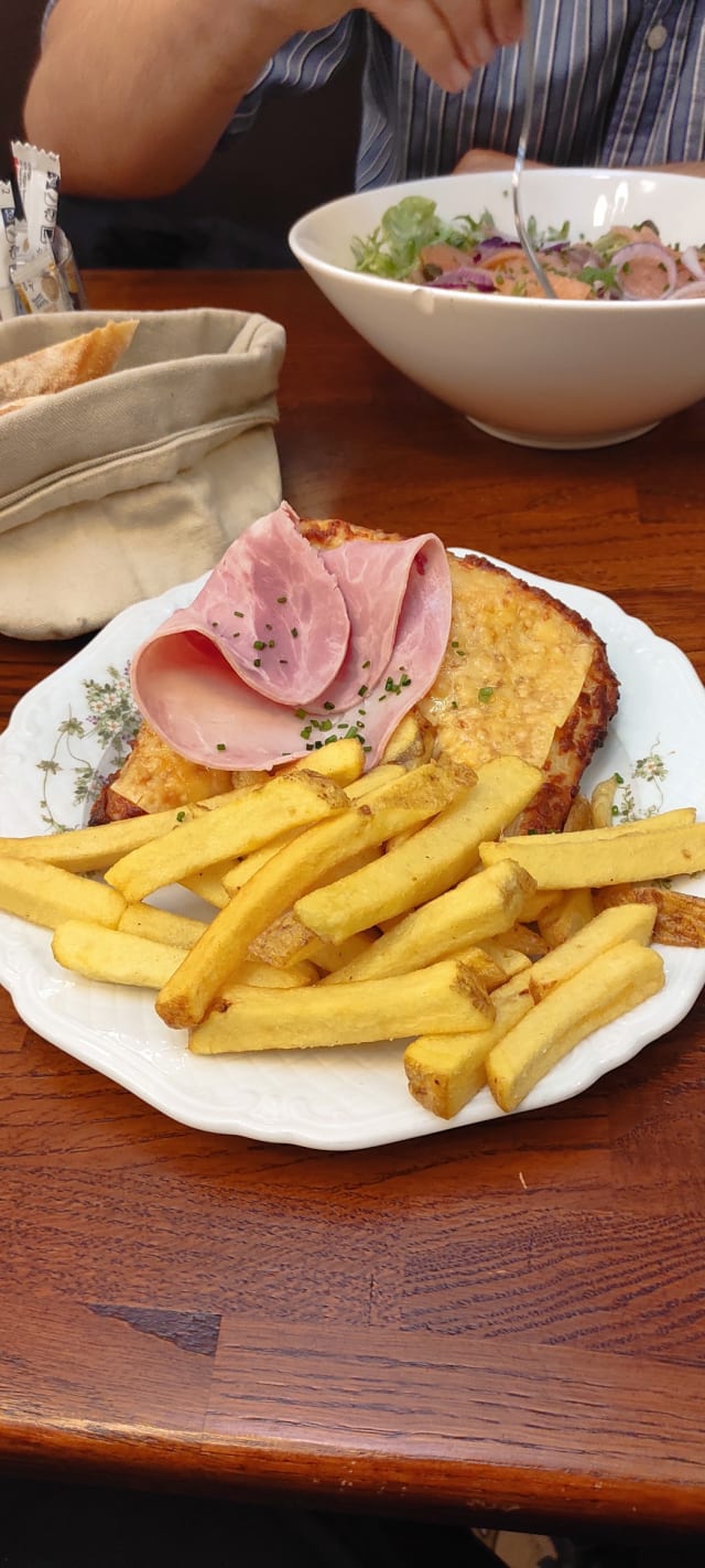 Croque monsieur au comté aop - Au quai de l'ill