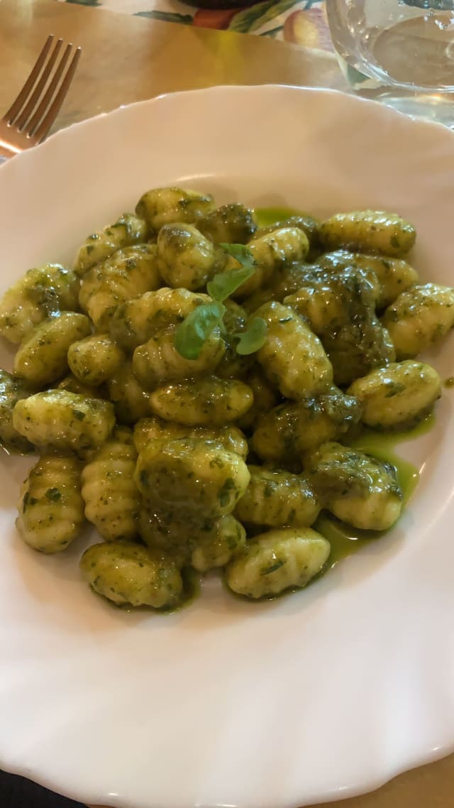 Gnocchi al pesto - A Toa de Zena