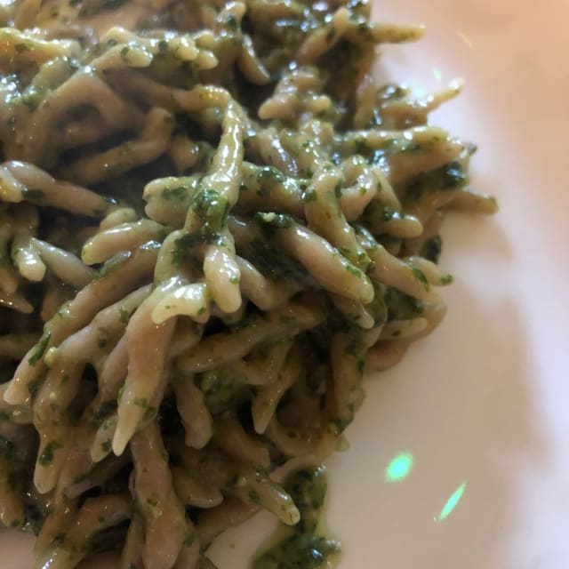 Trofie  di castagne al pesto di casa  - A Toa de Zena