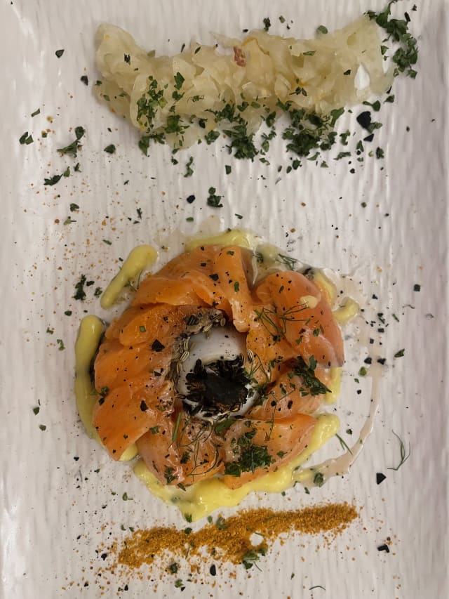 Salmone, ananas e finocchio  - Vico del Cuciniere, Lecce