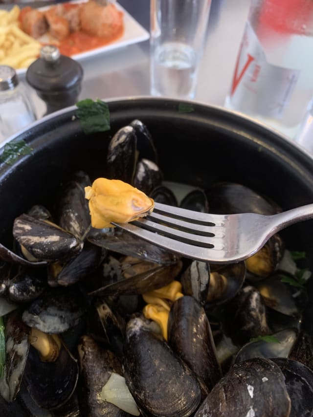 Mussels of your choice and Belgian fries (in season)  - Big Mama, Brussels