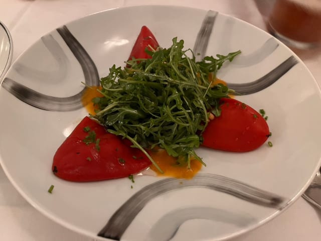 Pimientos del piquillo farcis à la brandade de morue - Au Bascou, Paris