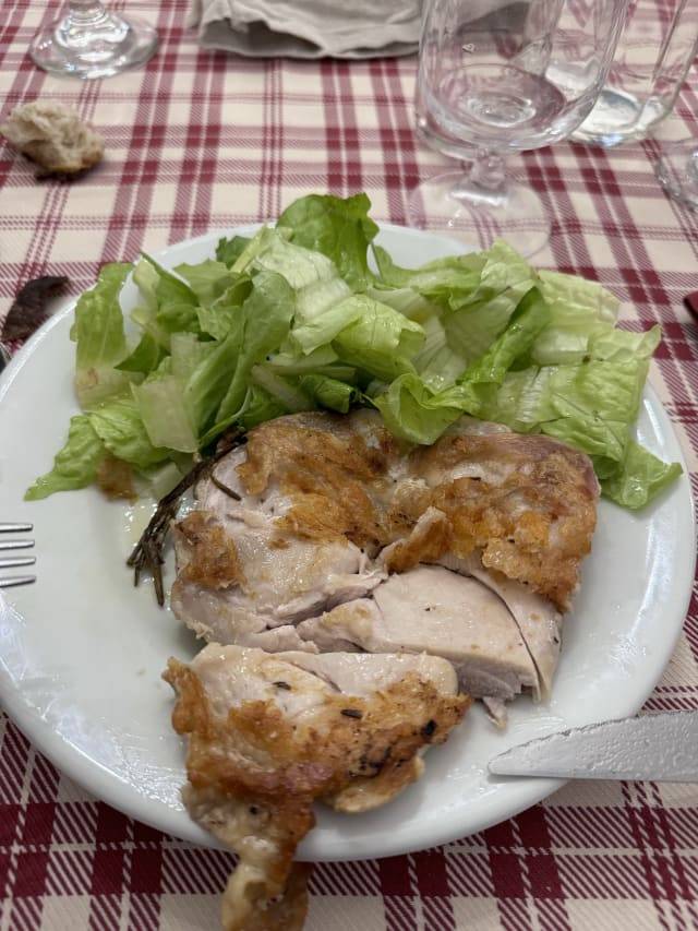 Pollo al mattone - Le Scuderie del Peschio