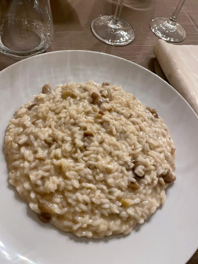 Carnaroli con castagne e miele mantecato alla toma d’alpeggio - Ristorante L'Armonica, Tradate