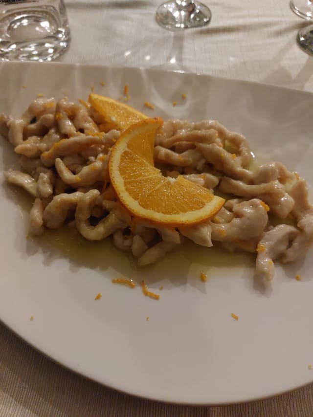 Pollo Stracciato al Profumo d' Arancia - Ristorante Garibaldi