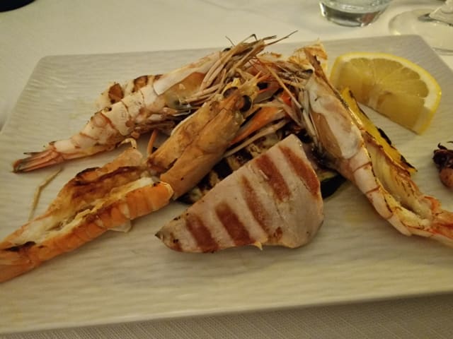 Mixed grilled fish - Vittorio al Mare, Genoa