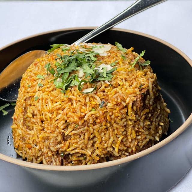 Chicken Biryani - Indiaas Restaurant Mayur, Amsterdam