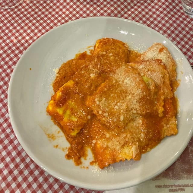 ravioli ricotta e spinaci - Da Massi, Rome