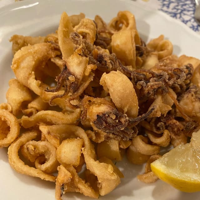 Frittura di calamari - Trattoria Archivolto Mongiardino