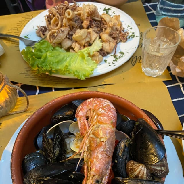 Antipasto caldo - Trattoria Archivolto Mongiardino, Genoa