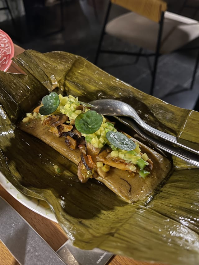 Tamal di zucca, lumache e suero - Mitù - Spirit Of Colombia, Milan