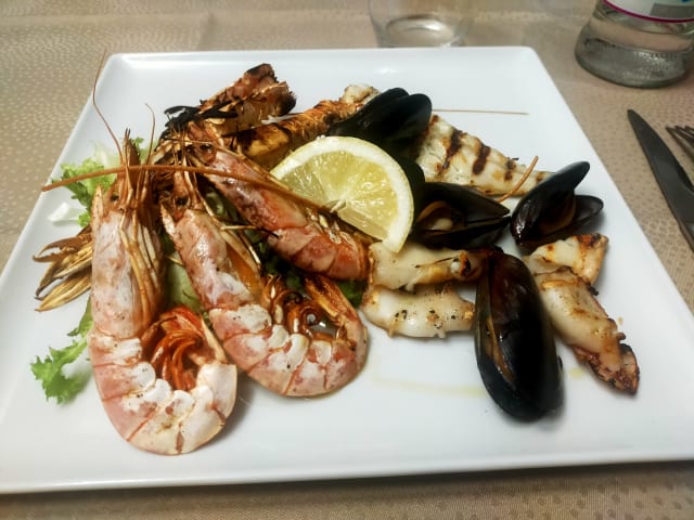 Grigliata mista di mare - Le Antiche Volte Osteria, Vada