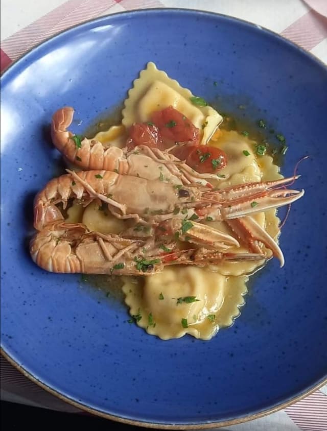 Ravioli ai crostacei - L'Obelisco, Lecce