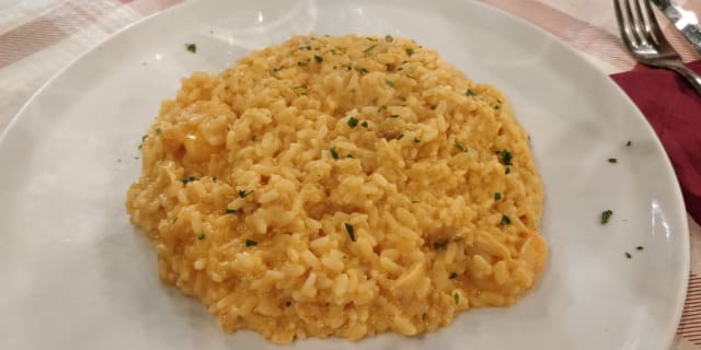 Risotto salmone e gamberetti - L'Obelisco, Lecce