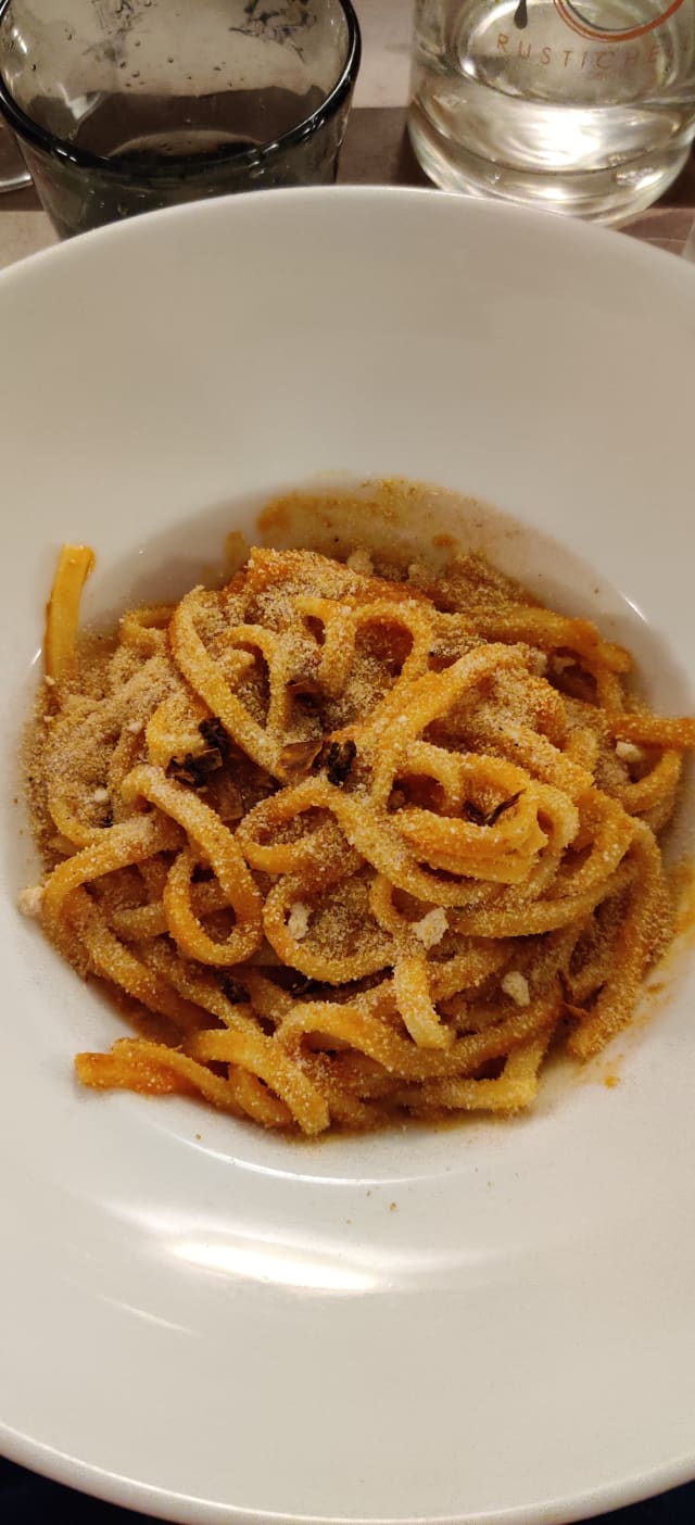 Scialatielli della casa - Osteria Rustichello, Genoa