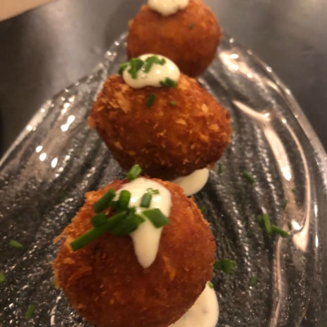 Croqueta de gamba - Bar Tomeu, Sitges