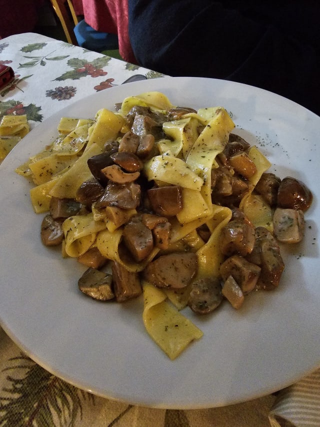 Pappardelle fresche con: funghi porcini - Al Rustico, Stresa