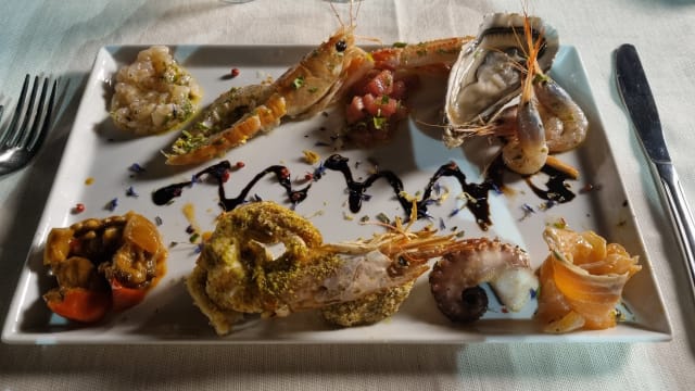 Antipasti di mare - 4 Spa Restaurant, Aci Castello