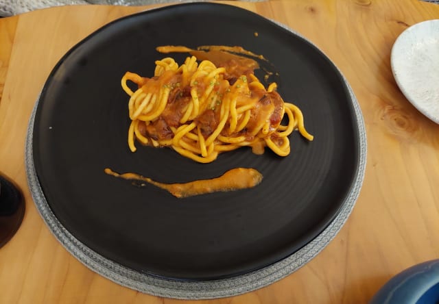 Spaghetto con i ricci di mare - Impronta di Colombara Andrea, Abbiategrasso