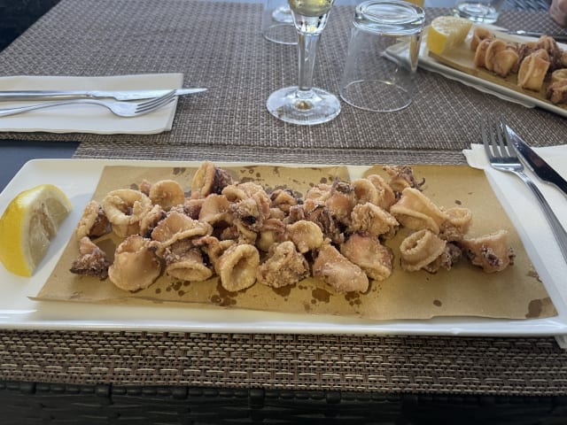 Fritto di calamari - Bagni Stella Marina, Savona