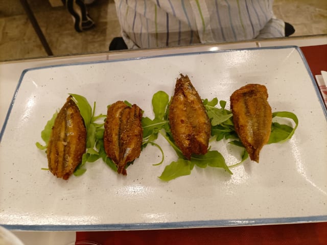 Frittura di calamari e gamberi - Villa Adua Restaurant, Tropea