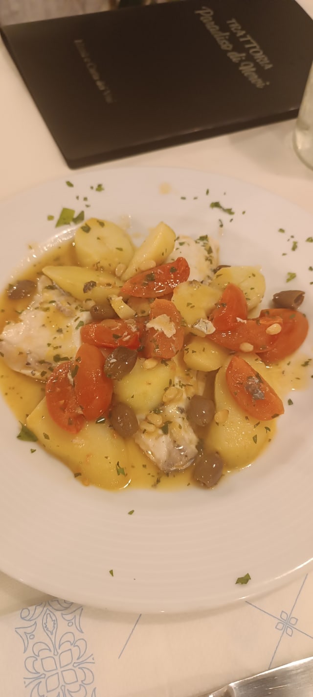 Filletto di pescato alla ligure - Trattoria Paradiso di Nervi