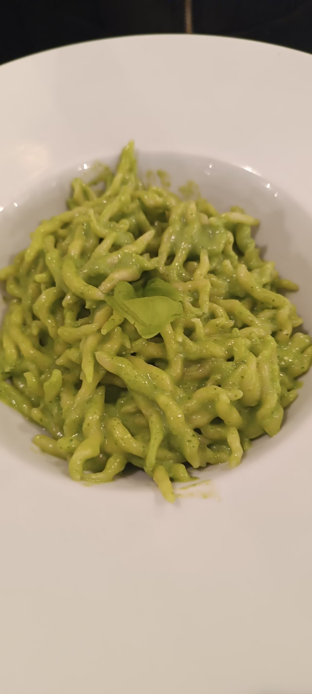 Trofie al pesto - Trattoria Paradiso di Nervi, Genoa