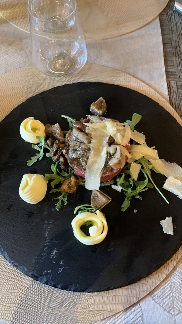 Tartare ai funghi porcini - Pepe Nero - L'Arte della Carne