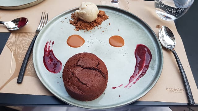 Fondant au chocolat et touche de gingembre - Bis, Montreux