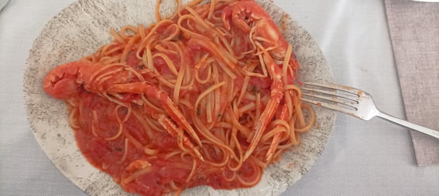 LINGUINE AGLI SCAMPI - La Rosa dei Venti