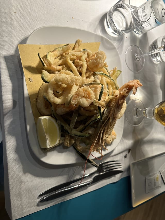 Fritto misto di pesce e verdure - The Fifties 'round the corner