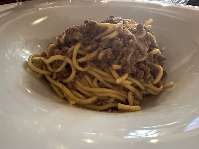 Taglierini Freschi al Ragù di Cinghiale - Locanda Antichi Sapori, Genoa