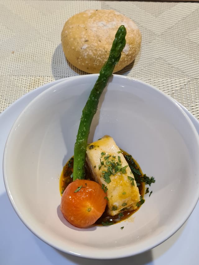 Merluza con chermula - Escola de Cuina Terra d'Escudella, Barcelona